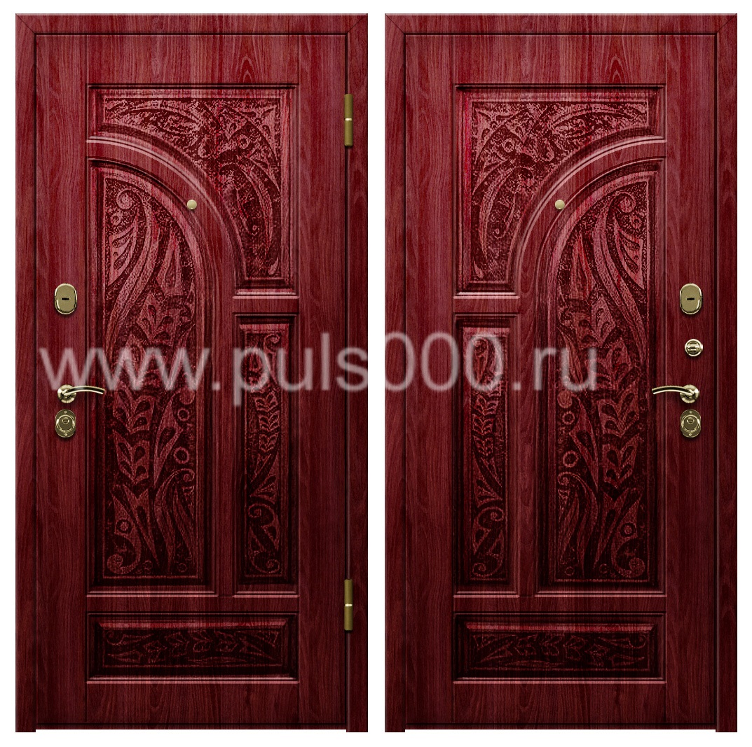 Металлическая темная дверь с утеплителем в квартиру PR-995, цена 46 125 руб. Металлическая темная дверь с утеплителем в квартиру PR-995, цена 46 125 руб.