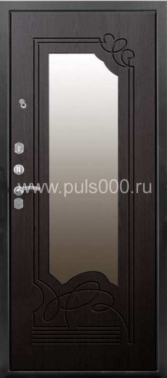 Входная дверь с зеркалом ZER-1241 с массивом и МДФ, цена 44 468 руб. Входная дверь с зеркалом ZER-1241 с массивом и МДФ, цена 44 468 руб.